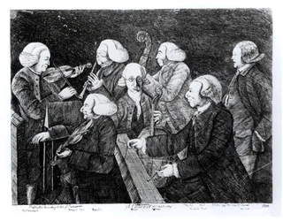 A Concert at Cambridge, 1770